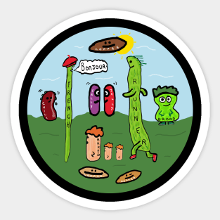 Bean Puns Sticker